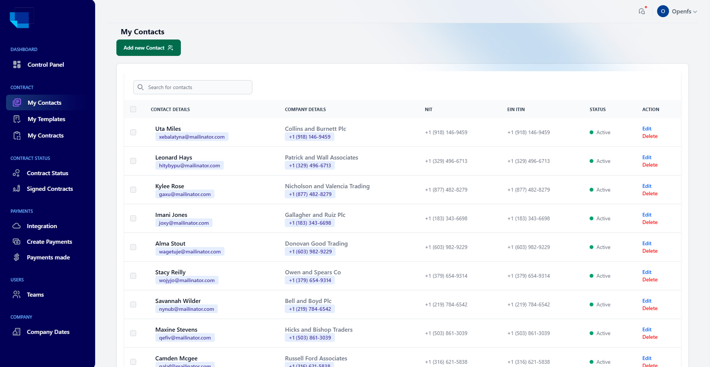 App screenshot